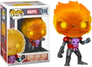 Фигурка Funko POP! Bobble: Космический Призрачный Гонщик (Cosmic Ghost Rider (Exc)) Марвел (Marvel) (43003) 9,5 см