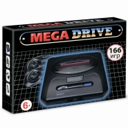 Игровая Приставка 16-bit Mega Drive Classic Drive + 166 игр