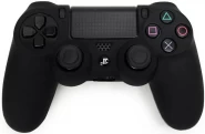 Защитный силиконовый чехол Controller Silicon Case для геймпада Sony Dualshock 4 Wireless Controller (Черный) (PS4)