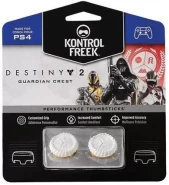Накладки на стики для геймпада KontrolFreek Destiny 2 Guardian Crest  37 (2 шт) Белый/Золотой (PS4)