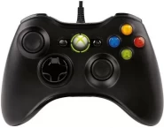 Геймпад проводной Microsoft Wired Controller для Xbox 360 (Black) Черный Оригинал (Xbox 360) (REF)