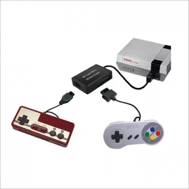 Переходник (конвертер) для геймпадов SNES, Super Famicom и 8 bit 9 pin к NES Classic mini DOBE (TY-842) (NES)