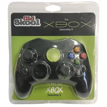 Геймпад проводной Old Skool Xbox Controller (Classic) (Черный)