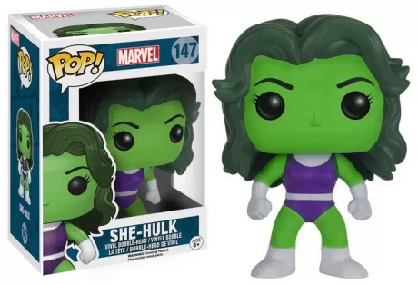 Фигурка Funko POP! Bobble Marvel: Женщина-Халк (She-Hulk) 10 см