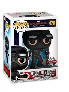 Фигурка Funko POP! Bobble: Человек-Паук в шпионском костюме (Spider-Man Stealth Suit Goggles UP) Человек-Паук: Вдали от дома (Spider-Man: Far From Hom