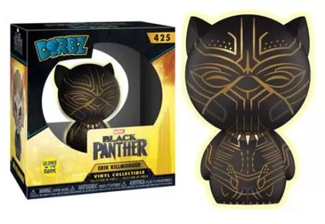 Фигурка Funko Action Figures: Эрик Киллмонгер (Killmonger Panther GITD) Чёрная Пантера (Black Panther) (24592) 8 см