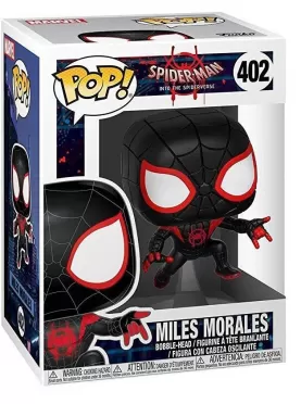 Фигурка Funko POP! Bobble: Человек-паук Майлз (Spider-Man Miles) Человек-паук: Через вселенные (Animated Spider-Man) (33977) 9,5 см