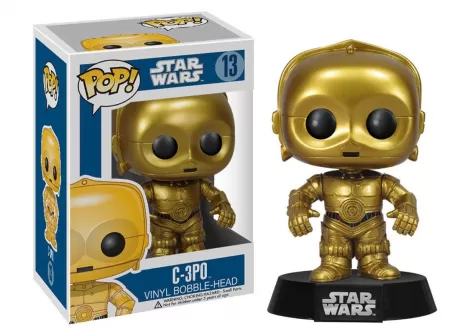Фигурка Funko POP! Bobble: Звёздные Войны (Star Wars): Си-Трипио (C-3PO) (2387) 9,5 см