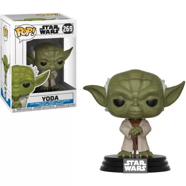 Фигурка Funko POP! Bobble: Йода (Yoda) (Star Wars: Clone Wars) (31799) 9,5 см