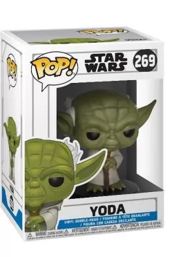 Фигурка Funko POP! Bobble: Йода (Yoda) (Star Wars: Clone Wars) (31799) 9,5 см
