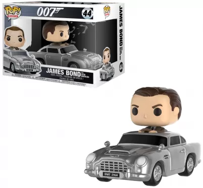 Фигурка Funko POP! Rides: Джеймс Бонд на Астон Мартин (Sean Connery w/ Aston Martin) (24820) 9,5 см