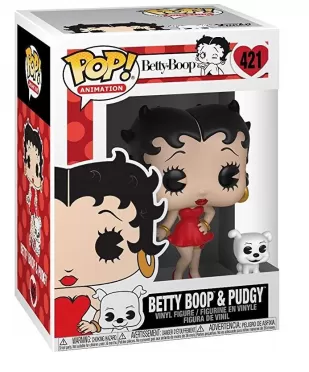 Фигурка Funko POP! Vinyl: Бетти Буп с собачкой (Betty w/ Pudgy) Бетти Буп (Betty Boop) (33432) 9,5 см