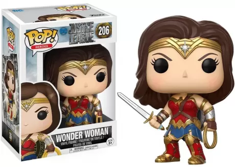 Фигурка Funko POP! Vinyl: Чудо-женщина (Wonder Woman) Лига справедливости (Justice League) (13708) 9,5 см