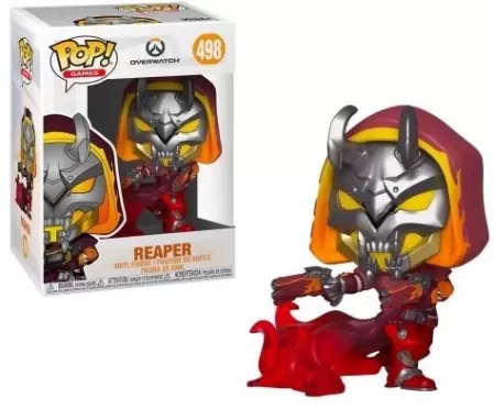 Фигурка Funko POP! Vinyl: Жнец Адское пламя (Reaper (Hell Fire) (Exc)) Овервотч (Overwatch S5) (38181) 9,5 см