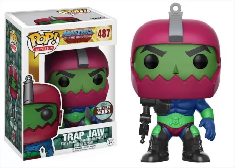 Фигурка Funko POP! Vinyl: Капкан металлик (Trap Jaw Metallic (Exc)) Школа монстров (MOTU) (26154) 9,5 см