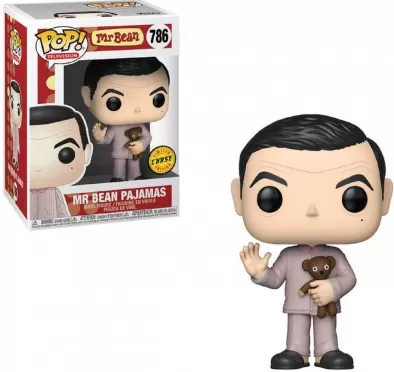 Фигурка Funko POP! Vinyl: Мистер Бин в пижаме и с мишкой (Mr Bean Pajamas w/Teddy Bear chase) Мистер Бин (Mr Bean) (40146) 9,5 см