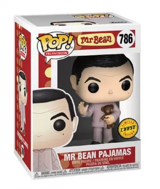 Фигурка Funko POP! Vinyl: Мистер Бин в пижаме и с мишкой (Mr Bean Pajamas w/Teddy Bear chase) Мистер Бин (Mr Bean) (40146) 9,5 см