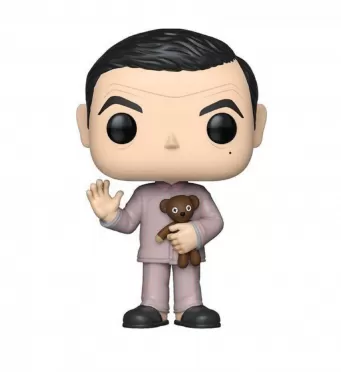 Фигурка Funko POP! Vinyl: Мистер Бин в пижаме и с мишкой (Mr Bean Pajamas w/Teddy Bear chase) Мистер Бин (Mr Bean) (40146) 9,5 см