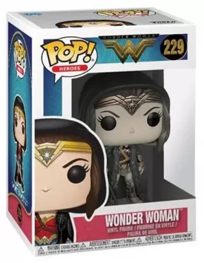 Фигурка Funko POP! Vinyl: Чудо-женщина в накидке (Wonder Woman w/ Cape (Sepia) (Exc)) (28930) 9,5 см