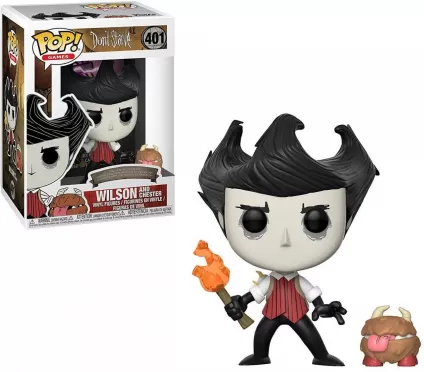 Фигурка Funko POP! Vinyl: Уилсон и Честер (Wilson & Chester) Не голодай (Don't Starve) (34690) 9,5 см