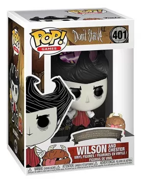 Фигурка Funko POP! Vinyl: Уилсон и Честер (Wilson & Chester) Не голодай (Don't Starve) (34690) 9,5 см