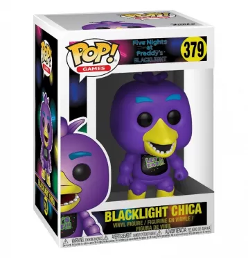 Фигурка Funko POP! Vinyl: Неоновая Чика (Blacklight Chica (FTM Exc)) Пять ночей у Фредди (FNAF) (34134) 9,5 см