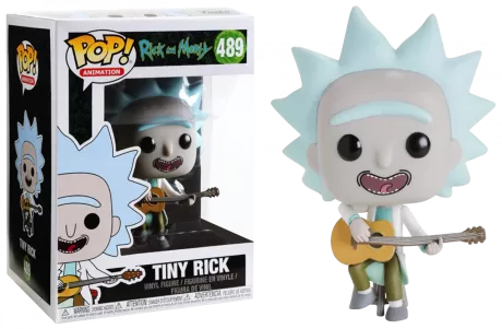 Фигурка Funko POP! Vinyl: Рик и Морти (Rick and Morty) Крошечный Рик с гитарой (Tiny Rick w/ Guitar (Exc)) (34215) 9,5 см