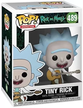 Фигурка Funko POP! Vinyl: Рик и Морти (Rick and Morty) Крошечный Рик с гитарой (Tiny Rick w/ Guitar (Exc)) (34215) 9,5 см