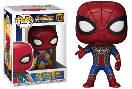 Фигурка Funko POP! Bobble: Железный Паук (Iron Spider) Мстители: Война бесконечности (Avengers Infinity War) (26465) 9,5 см