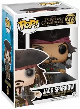 Фигурка Funko POP! Vinyl: Джек Воробей (Jack Sparrow) Пираты 5 (Pirates 5) (12803) 9,5 см