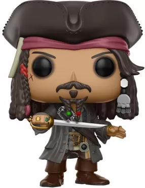 Фигурка Funko POP! Vinyl: Джек Воробей (Jack Sparrow) Пираты 5 (Pirates 5) (12803) 9,5 см