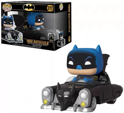 Фигурка Funko POP! Rides: Бэтмобиль (Batmobile) Бэтмен 80-й (Batman 80th) (37252) 9,5 см