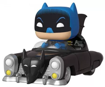 Фигурка Funko POP! Rides: Бэтмобиль (Batmobile) Бэтмен 80-й (Batman 80th) (37252) 9,5 см