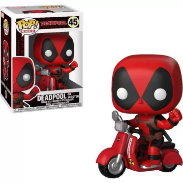 Фигурка Funko POP! Rides: Дэдпул и Скутер (Deadpool & Scooter) Дэдпул (Deadpool) (30969) 9,5 см