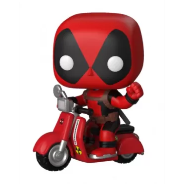 Фигурка Funko POP! Rides: Дэдпул и Скутер (Deadpool & Scooter) Дэдпул (Deadpool) (30969) 9,5 см