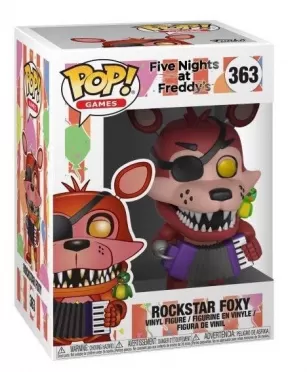 Фигурка Funko POP! Vinyl: Рок-звезда Фокси (Rockstar Foxy) Симулятор Пиццерии 