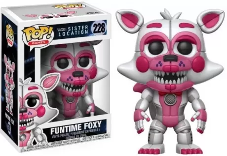 Фигурка Funko POP! Vinyl: Фокси лис Веселая фантайм (Funtime Foxy) Пять Ночей у Фредди: Сестринская локация (FNAF: Sister Location) (14062) 9,5 см