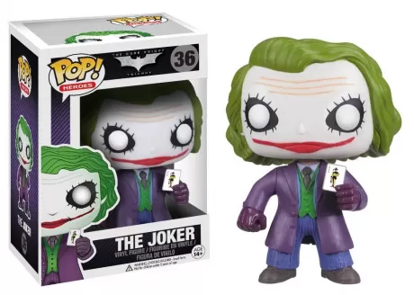 Фигурка Funko POP! Vinyl: Джокер (Joker) ДС: Темный Рыцарь (DC: Dark Knight) (3372) 9,5 см