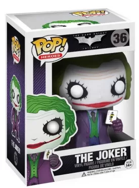 Фигурка Funko POP! Vinyl: Джокер (Joker) ДС: Темный Рыцарь (DC: Dark Knight) (3372) 9,5 см