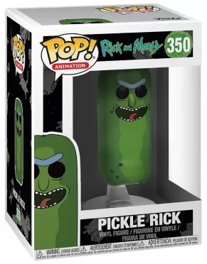 Фигурка Funko POP! Vinyl: Рик и Морти (Rick and Morty) Огурчик Рик (Без Конечностей) (Pickle Rick (No Limbs) (Exc)) (29605) 9,5 см