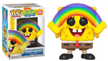Фигурка Funko POP! Vinyl: Губка Боб с Радугой (Spongebob Rainbow) Губка Боб: Сезон 3 (Spongebob: Season 3) (39552) 9,5 см
