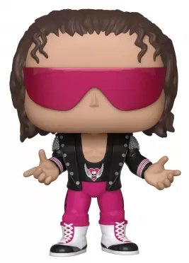 Фигурка Funko POP! Vinyl: Брет Харт (с курткой) (Bret Hart (with jacket)) Реслинг: Сезон 9 (WWE: Season 9) (41944) 9,5 см