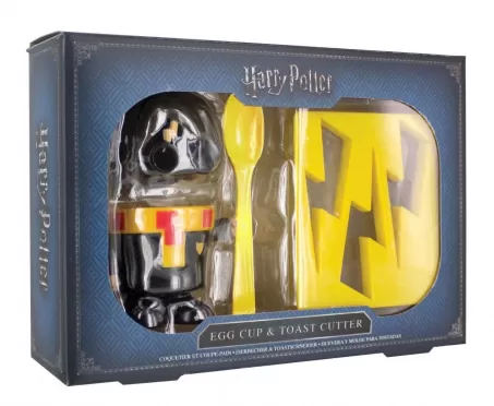 Набор для завтрака Paladone: Гарри Поттер (Harry Potter) Подставка для яйца и Резка для тостов (Egg Cup and Toast Cutter) (PP3909HP)