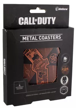 Подставки под напитки Paladone: Колл оф дьюти (Call of Duty) (Tin Coasters) (PP4077COD) 4 шт