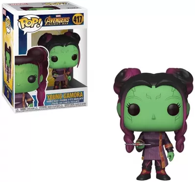 Фигурка Funko POP! Bobble: Молодая Гамора (Young Gamora) Мстители: Война бесконечности (Avengers Infinity War S2) (35774) 9,5 см