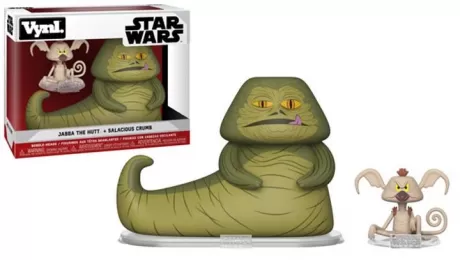 Набор из двух фигурок Funko VYNL: Звёздные Войны (Star Wars): Джабба Хатт и Салациус Б. Крамб (Jabba & Salacious Crumb) (31850) 9,5 см