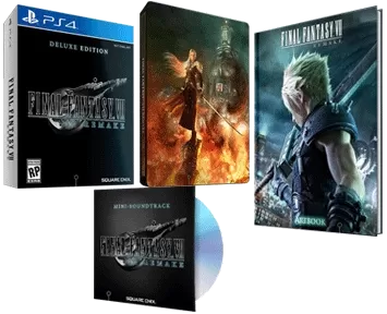 Final Fantasy 7 (VII): Remake Deluxe Edition (PS4)