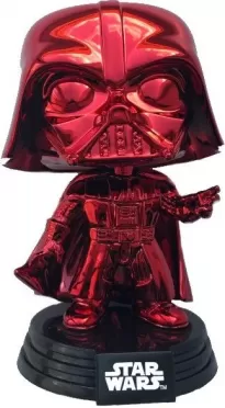 Фигурка Funko POP! Bobble: Звёздные Войны (Star Wars): Дарт Вейдер (Darth Vader (Red Chrome)(Exc)) (38019) 9,5 см