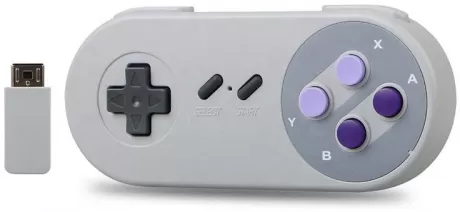 Геймпад беспроводной для Super Nintendo Серый (SNES)