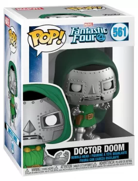 Фигурка Funko POP! Bobble: Фантастическая четверка (Fantastic Four) Доктор Дум (Doctor Doom) (44991) 9,5 см